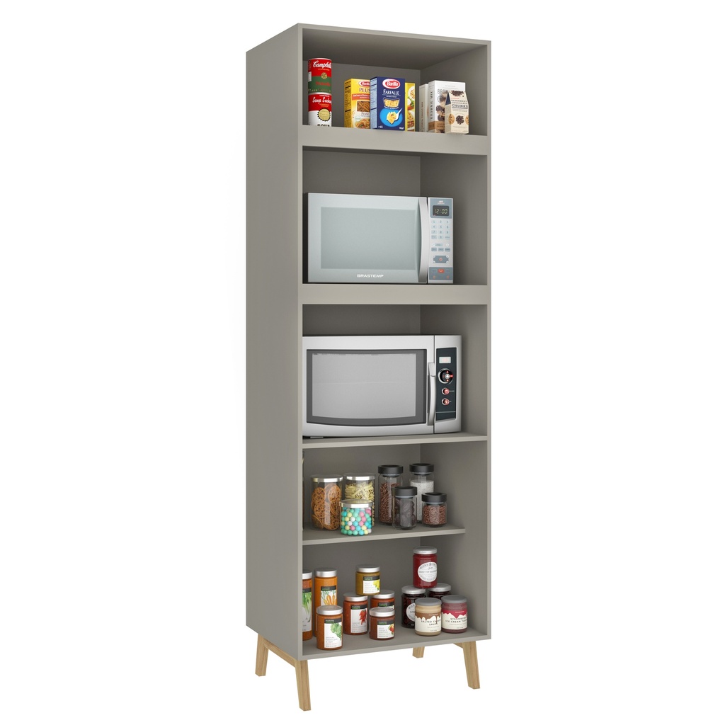 1701 Gris Wood Panelero de Cocina