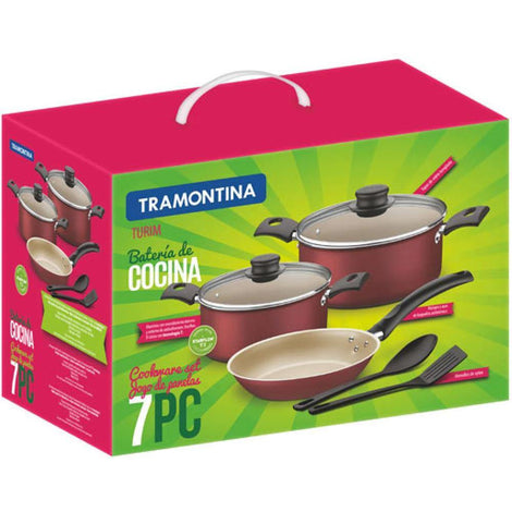 20298/779 Juego de Cocina 7 Piezas Roja Tramontina