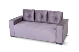 [POLONIA3CPCINZA] Sillon Polonia 3 Cuerpos Cinza